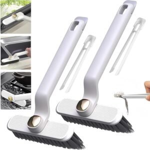 Multi-function rotating crevice cleaning brush for home use