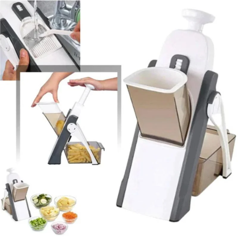 Brava vegetable slicer with sharp cutting blades