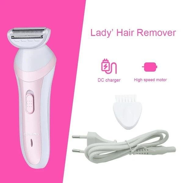 Ergonomic rechargeable epilator for women with handheld design