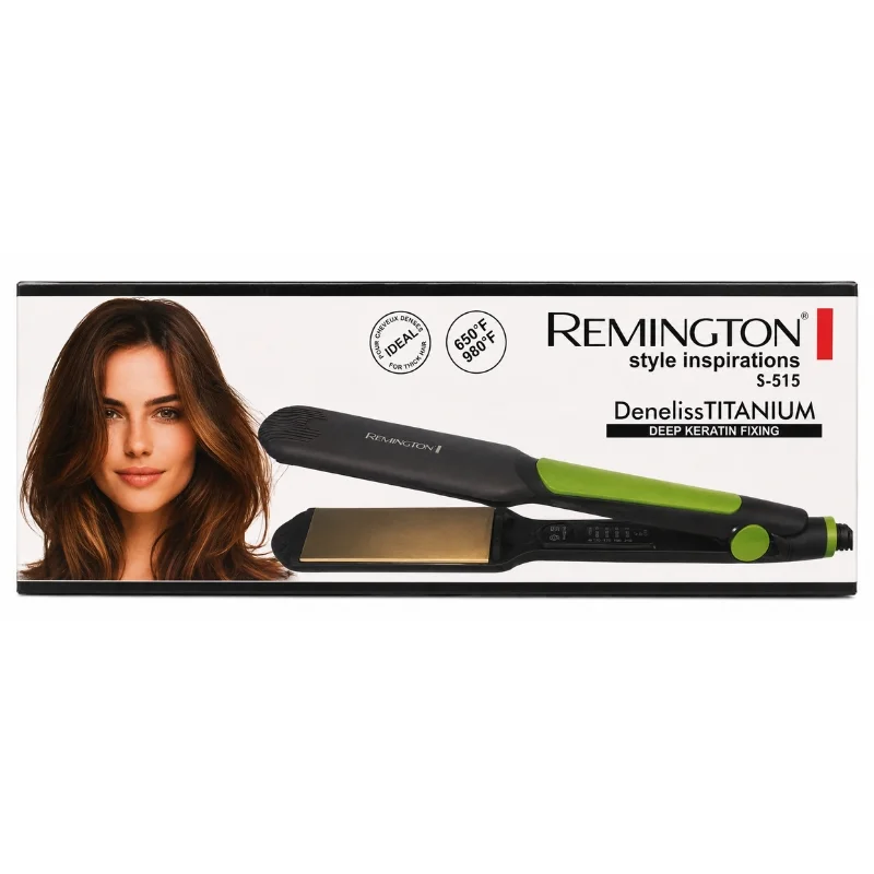REMINGTON S-515 hair straightener with titanium styling plates