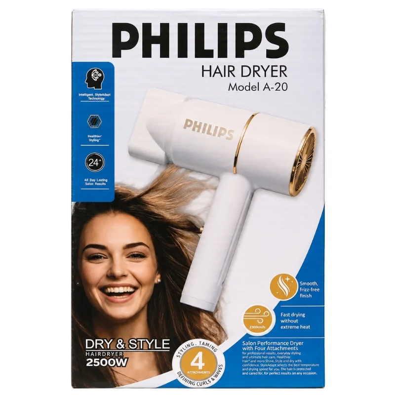 PHILIPS A-20 hair dryer with negative ion technology